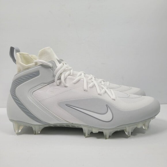 Nike Alpha Huarache 8 Elite LAX Men's White Cleats CW4440-110 US Size 12.5 NWB - Picture 3 of 10